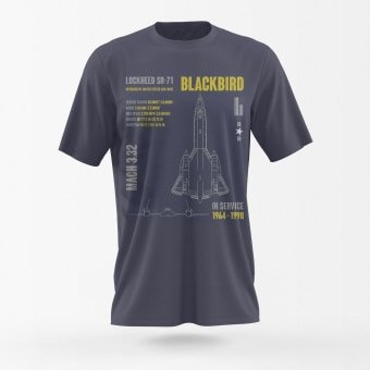 sr 71 blackbird t shirt Navy Blue