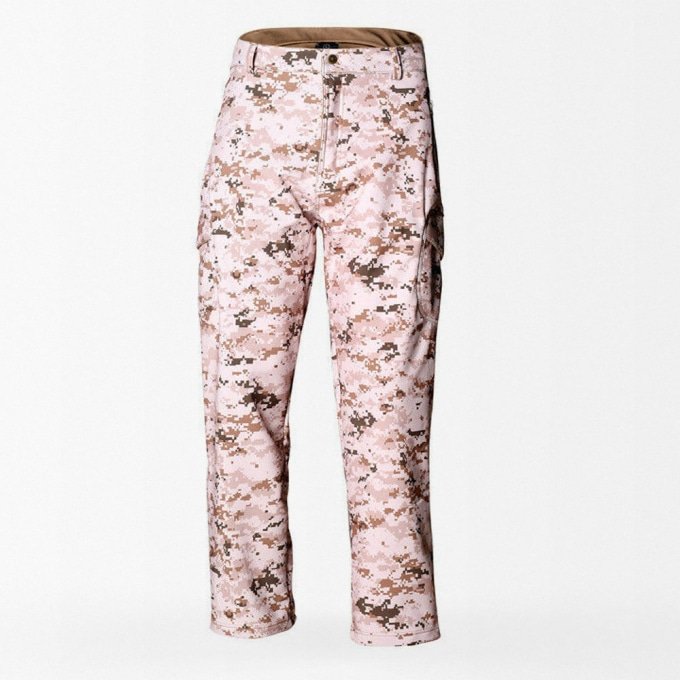 Waterproof-softshell-pants-Digital-Desert