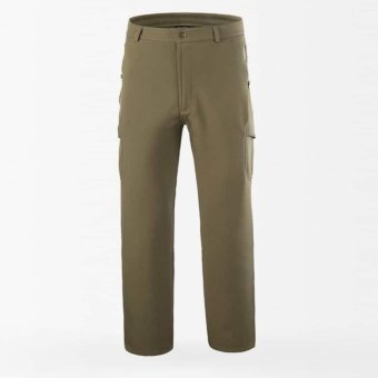 Waterproof softshell pants - Olive