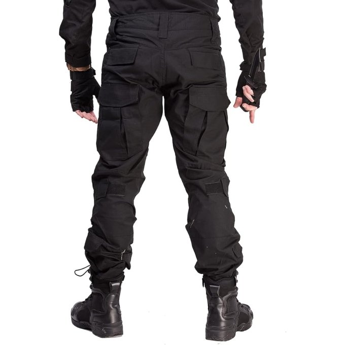 Black Combat Pants