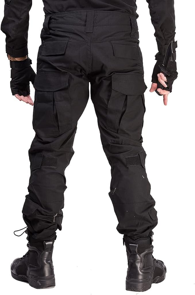 Black Combat Pants