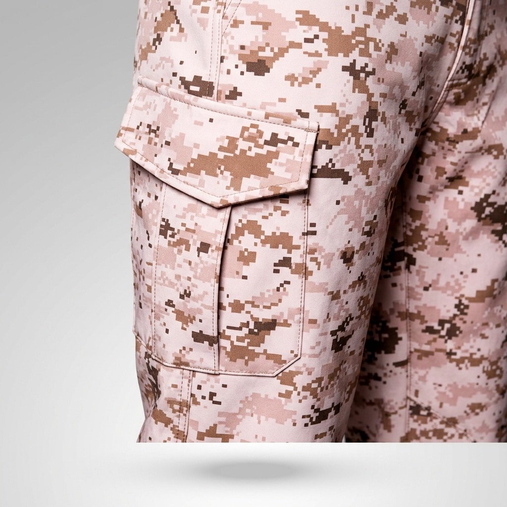 Waterproof softshell pants – Digital Desert