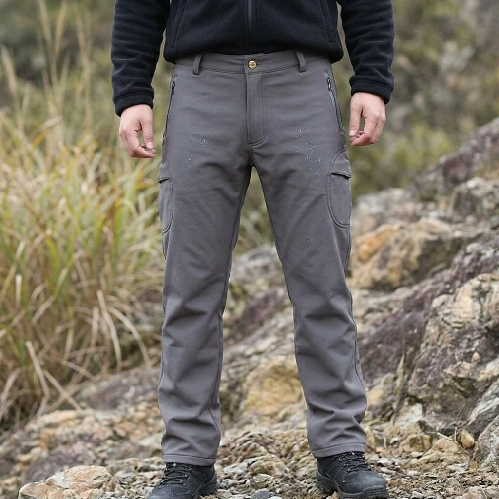 Waterproof softshell pants – Grey