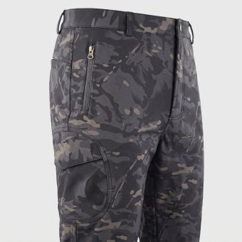 Waterproof softshell pants – Multicam Black