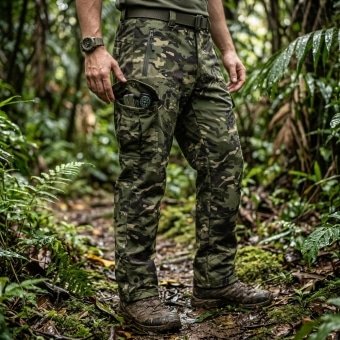 Waterproof softshell pants – Multicam Tropic
