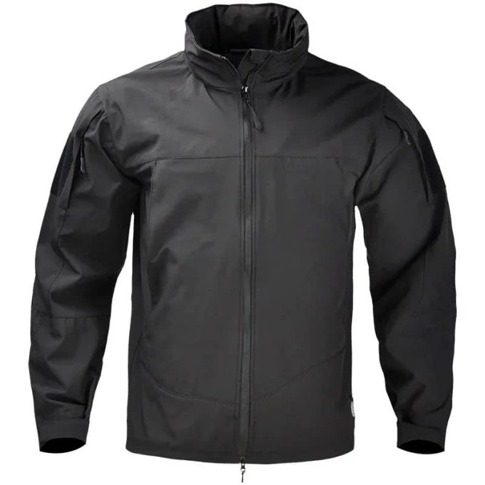 Lightweight tactical softshell jacket "Wind" Black