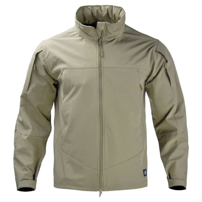 Lightweight tactical softshell jacket "Wind" Khaki