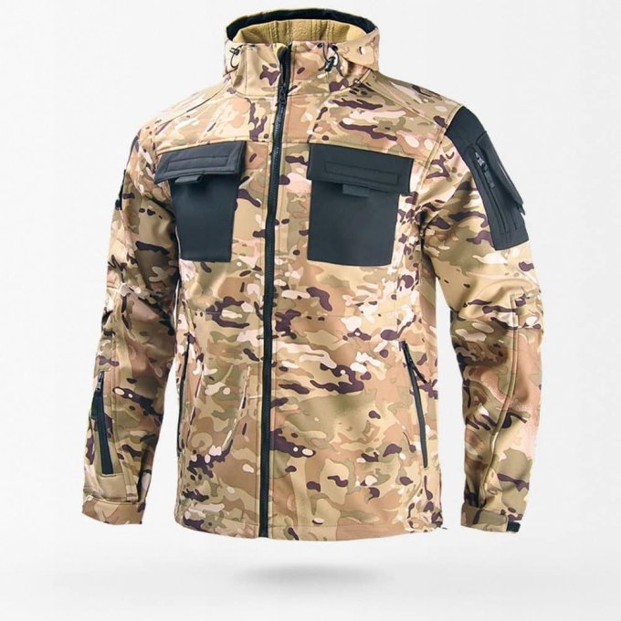 Military softshell jacket Multicam