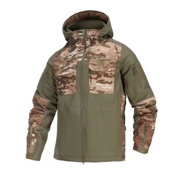 Softshell jacket with chest pockets "Tough" Olive