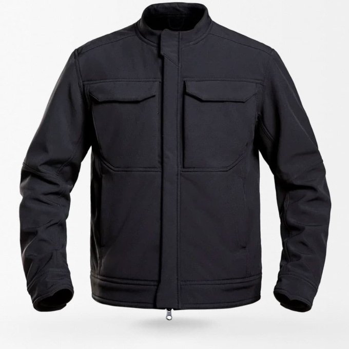 Softshell jacket without hood Black