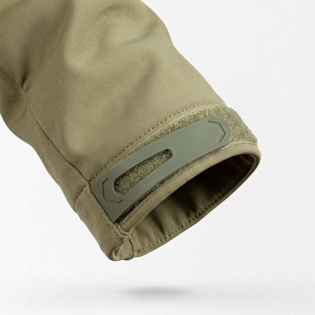 Khaki softshell jacket “Veter”
