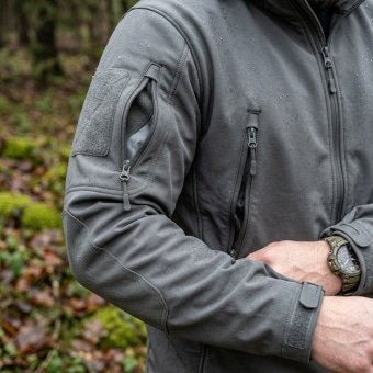 Tactical grey softshell jacket “Veter”