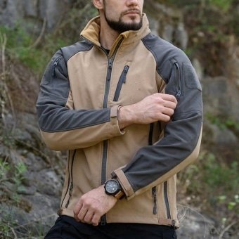 Two tone softshell jacket “Wild”