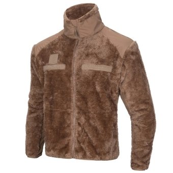 Army cold weather fleece jacket Coyote Brown