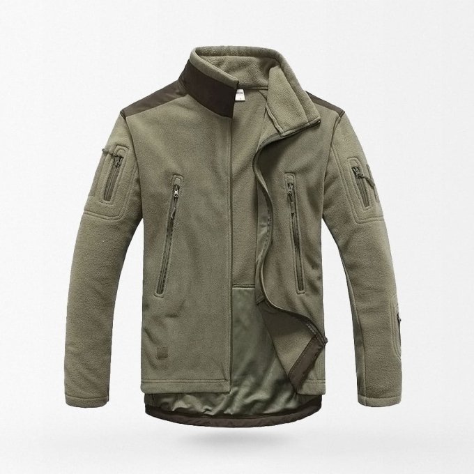 Windproof tactical fleece jacket