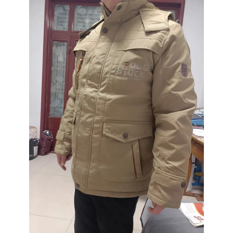 fleece lined military parka jacket photo review