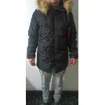 parka military jacket with fur hood photo review