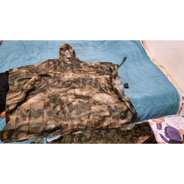 Multicam Tropic rain poncho photo review