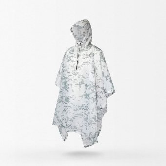 Multicam Alpine rain poncho