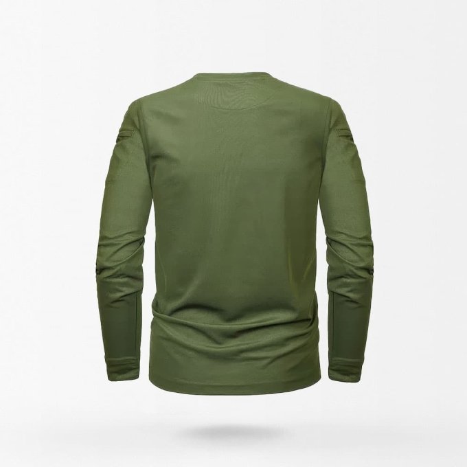 army green long sleeve shirt