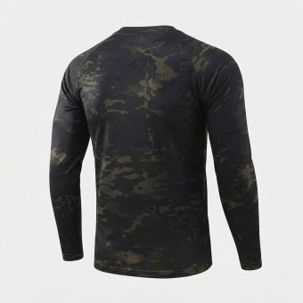 Black camo long sleeve shirt
