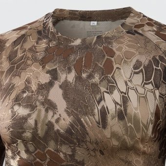 Camo fishing shirt long sleeve – Kryptek Highlander