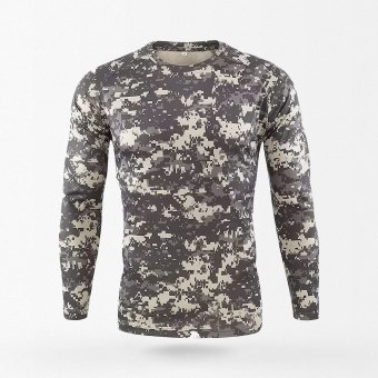 digital camo long sleeve shirt