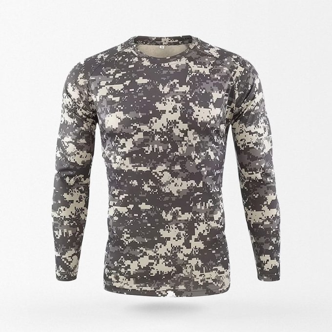 digital camo long sleeve shirt