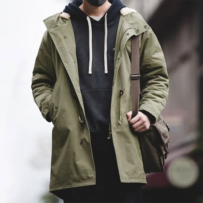 Hooded army parka m-51