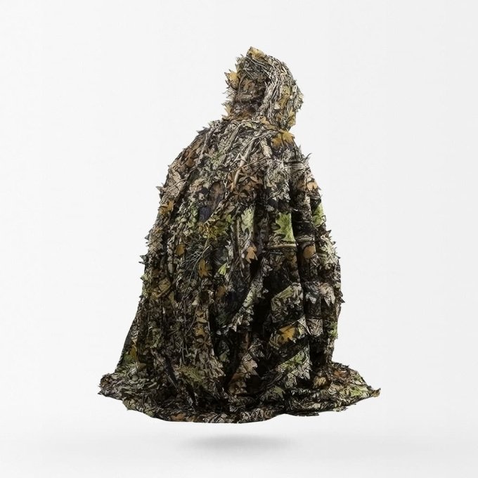 hunting camo poncho