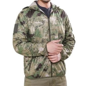 lightweight camo rain jacket