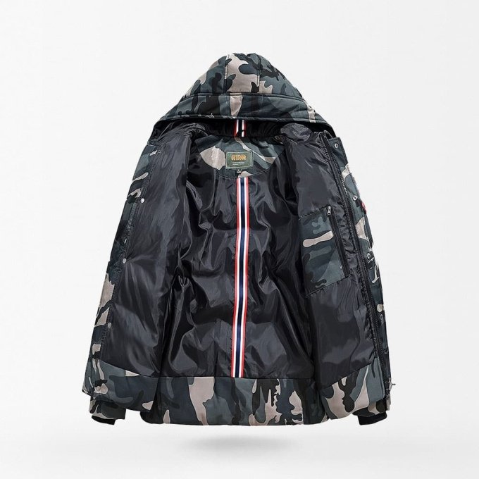 military cold weather camouflage parka