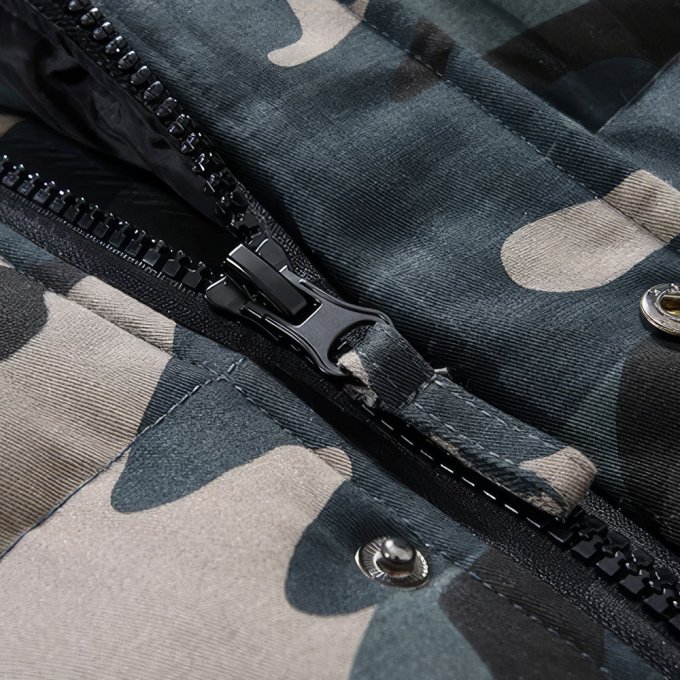 military cold weather camouflage parka