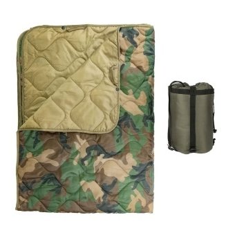 military poncho liner Woodland
