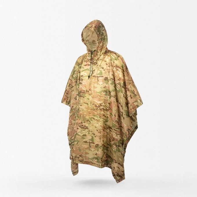 multicam tactical poncho
