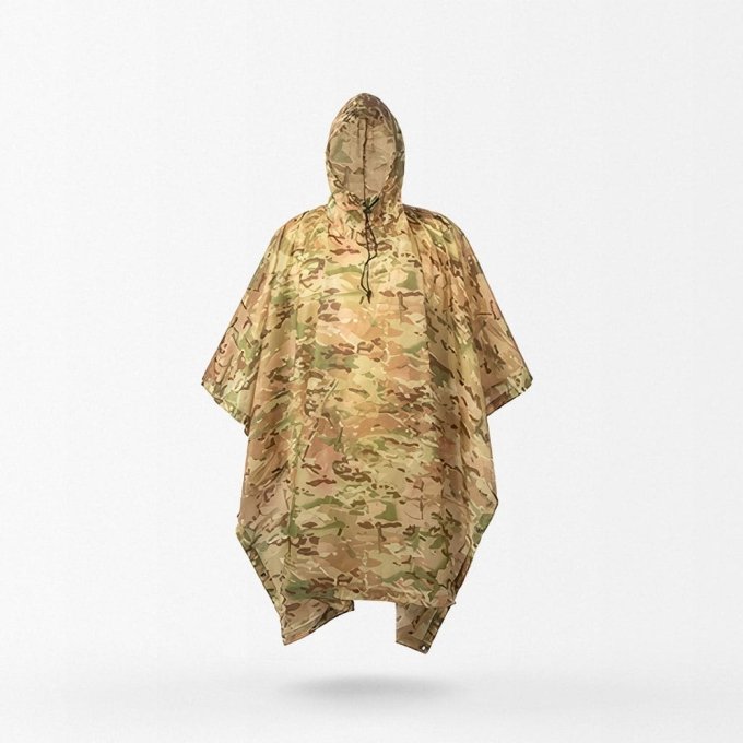 multicam tactical poncho