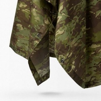 Multicam Tropic rain poncho
