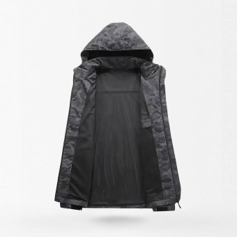 tactical rain jacket with hood