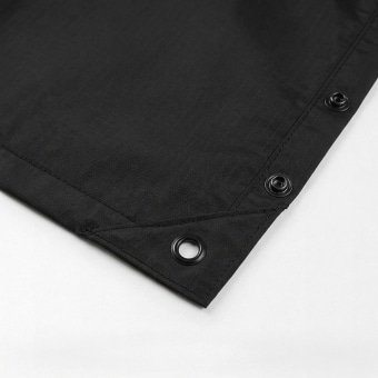Waterproof military poncho black
