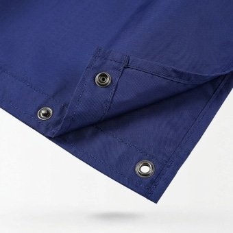 Waterproof military poncho navy blue