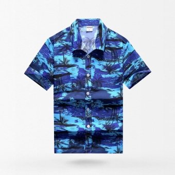 blue lagoon hawaiian shirt