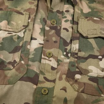 camo button up shirt