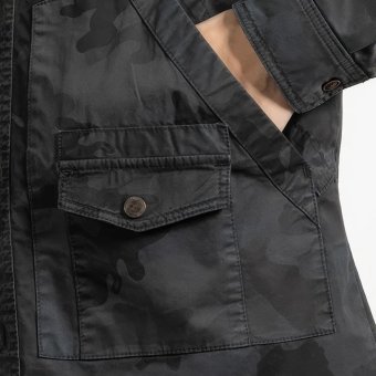 camo long sleeve button up shirt