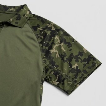 Camo polo shirts for men