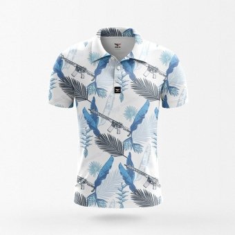 m4 hawaiian shirt with leaves