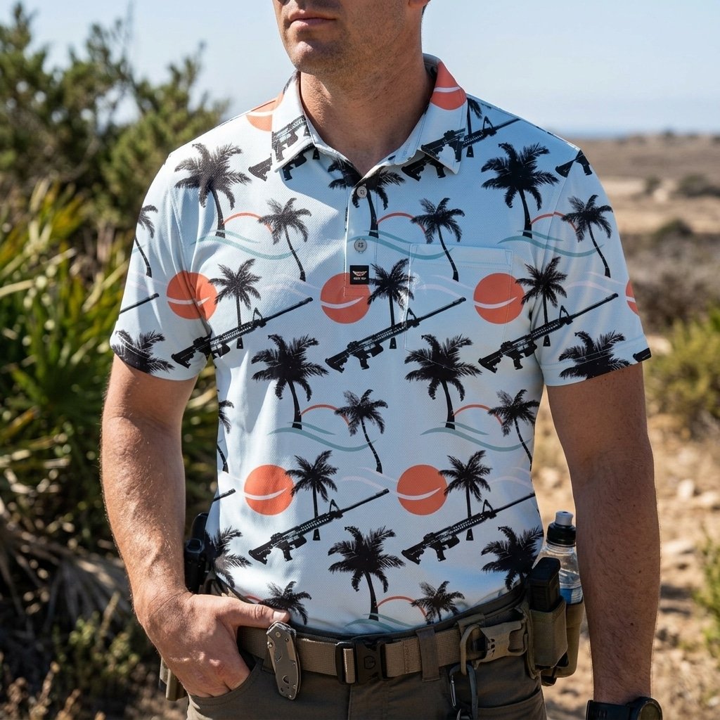 Men’s tactical hawaiian shirt