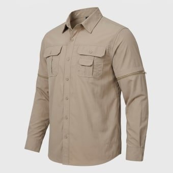 Tactical button up shirt with uv protection