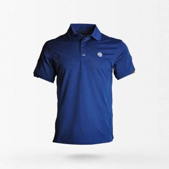 tactical polo shirts with pockets Navy Blue
