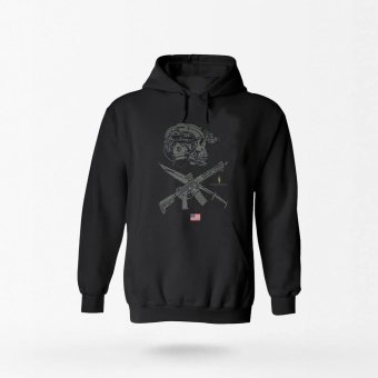 Hoodie Tip of The Spear Black