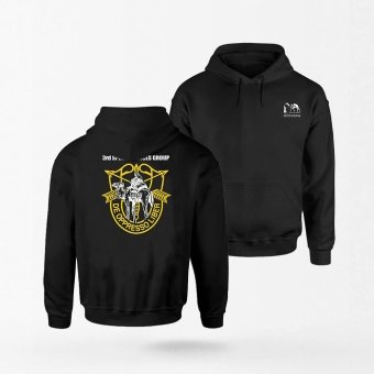 Hoodie US Army 3rd Special Forces "NOMADS" Black